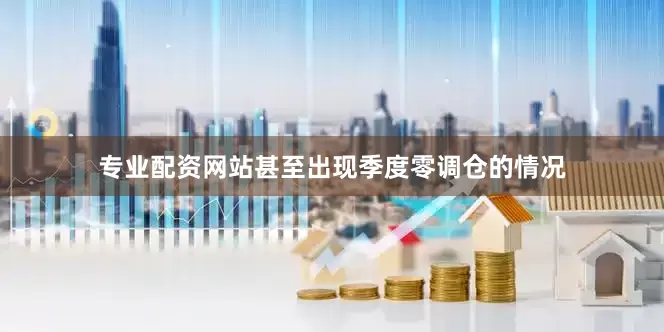 专业配资网站甚至出现季度零调仓的情况